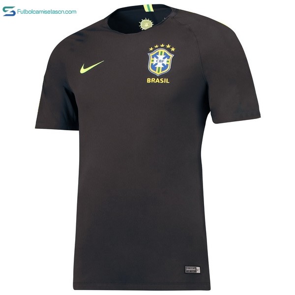 Camiseta Brasil Portero 2018 Negro